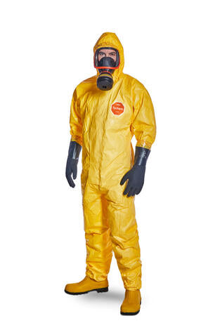 COMBINAISON À CAGOULE DuPont Tychem® 2000 C AVEC CHAUSSETTES TAILLE L X20