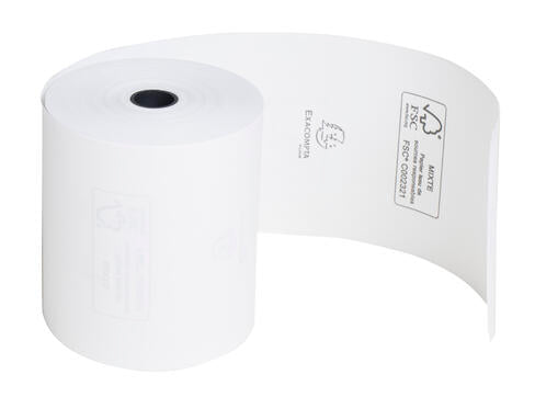 BOBINE ADDITION PAPIER THERMIQUE 80X70MM - 72M X20