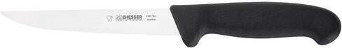GIESSER COUTEAU À DÉSOSSER LAME DROITE MANCHE NOIR 16 CM