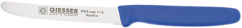 GIESSER COUTEAU CRANTÉ MANCHE BLEU 11 CM