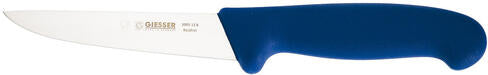 GIESSER COUTEAU À SAIGNER MANCHE BLEU 16 CM