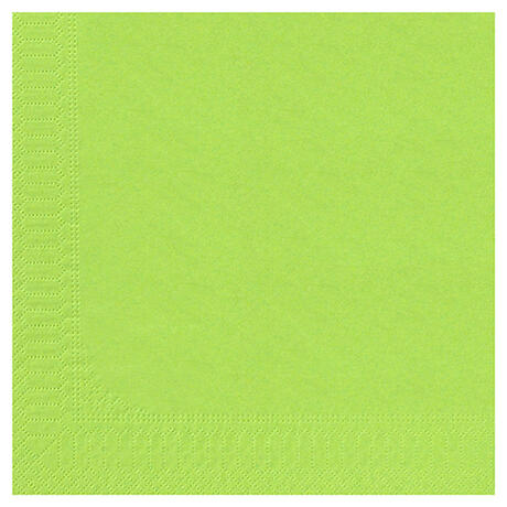 SERVIETTE 39X39CM OUATE 2 PLIS PISTACHE X1800
