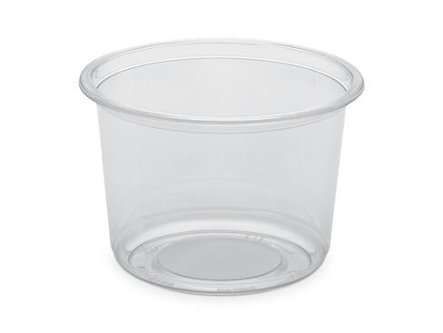 POT ROND APET SANS COUVERCLE 500CC Ø117MM CRISTAL X500