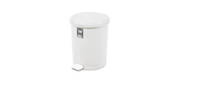 POUBELLE A PEDALE 3L BLANC