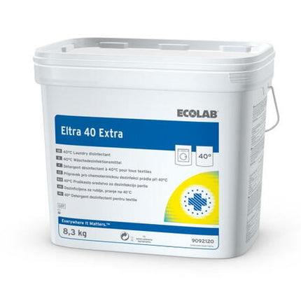 LESSIVE POUDRE DESINFECTANTE ELTRA 40 EXTRA ECOLAB 8.3KG
