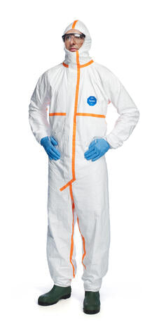 COMBINAISON BLANCHE CAPUCHE TYVEK 800J TAILLE L X25