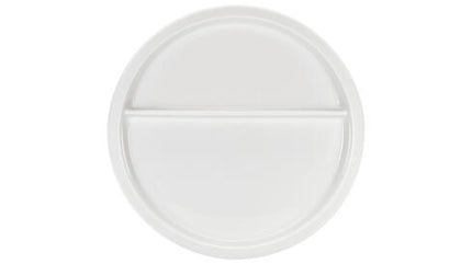 ASSIETTE PORCELAINE 2 COMPARTIMENTS Ø 23 CM