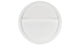 ASSIETTE PORCELAINE 2 COMPARTIMENTS Ø 23 CM
