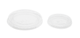 COUVERCLE PLASTIQUE PET TRANSPARENT POUR POT 30ML X2000