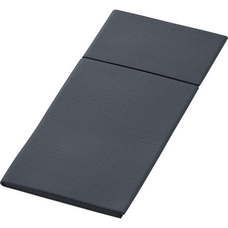 SERVIETTE POCHETTE 40X33CM NON TISSÉ DUNILETTO® BIO-DUNISOFT® NOIR X260