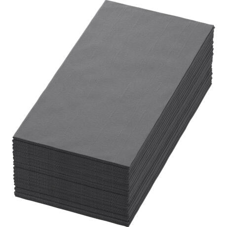 SERVIETTE 40X40CM NON TISSÉ BIO-DUNISOFT® PLIAGE 8 GRANITE X360
