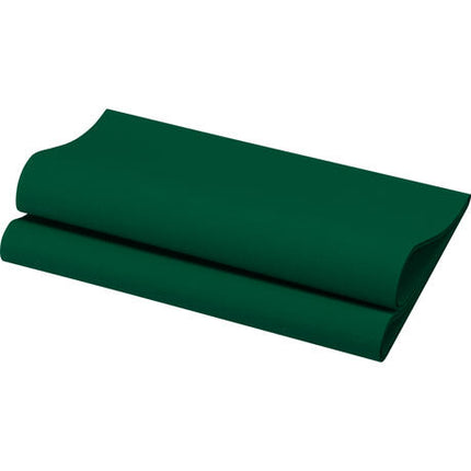 SERVIETTE 40X40CM NON TISSÉ BIO-DUNISOFT® VERT FONCE X360