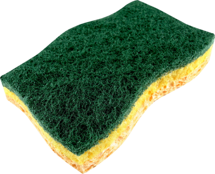 EPONGE VEGETALE GRATTANTE CELLO 108X64X22MM VERT X10