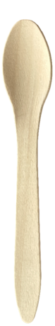 CUILLÈRE BOIS CIRÉ 19CM X1000