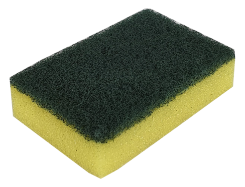 EPONGE SYNTHETIQUE RECURANTE VERT X10