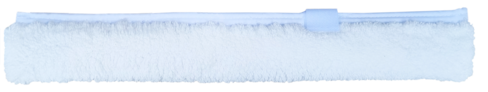 GARNITURE MOUILLEUR 35CM MICROFIBRE VELCRO BLANC