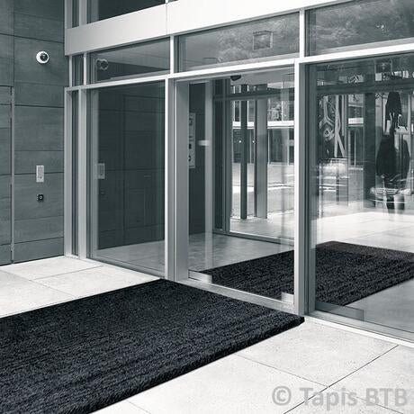 TAPIS BROSSE COCO ENDURA EPAISSEUR 17MM NOIR SUR MESURE