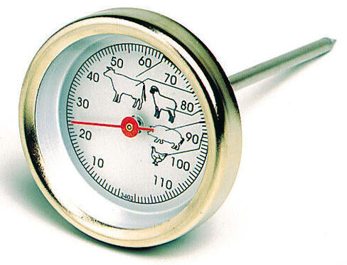 THERMOMÈTRE DE CUISSON SONDE À CADRAN DE 0° À +120° C