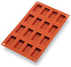 GASTROFLEX PLAQUE GN 1/3 325X176 DE 16 FINANCIERS 4.9X2.6 CM
