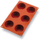 GASTROFLEX PLAQUE GN 1/3 325X176 DE 6 MUFFINS 7 CM