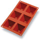 GASTROFLEX PLAQUE GN 1/3 325X176 DE 6 PYRAMIDES 7X7X4 CM