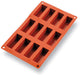 GASTROFLEX PLAQUE GN 1/3 325X176 DE 12 MINI-CAKES 7.5X3 CM