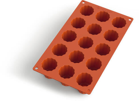 GASTROFLEX PLAQUE GN 1/3 325X176 15 CANNELÉS BORDELAIS 4.5CM