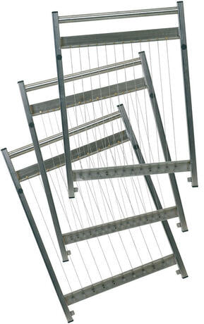 GUITARE INOX 350X350 BRAS DE COUPE INOX ÉCARTEMENT 30 MM