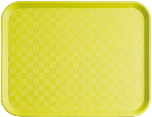 PLATEAU FAST FOOD 35 X 27 CM VERT ANIS