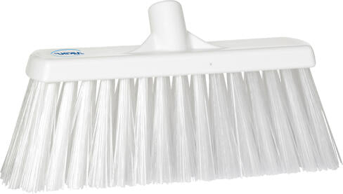 BALAI ALIMENTAIRE EXTERIEUR 33CM FIBRE DURE BLANC