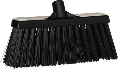 BALAI ALIMENTAIRE EXTERIEUR 33CM FIBRE DURE NOIR
