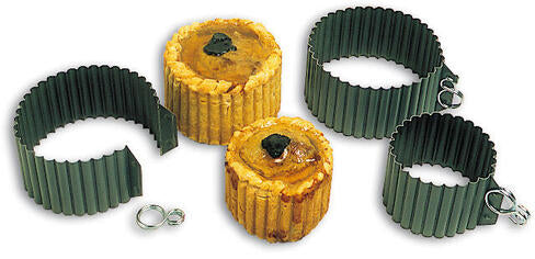 EXOPAN PÂTÉ EN CROÛTE ROND CANNELÉ HAUTEUR 5CM DIAMÈTRE 6.5CM