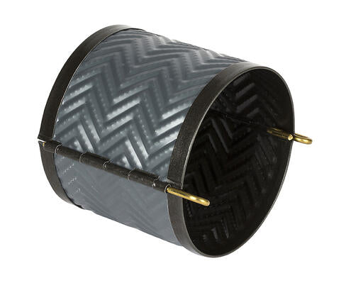 EXOPAN PÂTÉ EN CROÛTE ROND CHEVRONS HAUTEUR 9CM DIAMÈTRE 12CM
