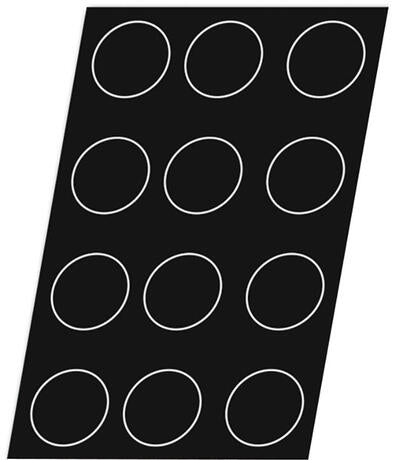 FLEXIPAN 60X40 PLAQUE DE 6 QUICHES 14 CM