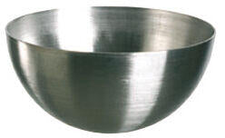 CALOTTE 1/2 SPHÈRE OU MOULE DÔME INOX 8 CM