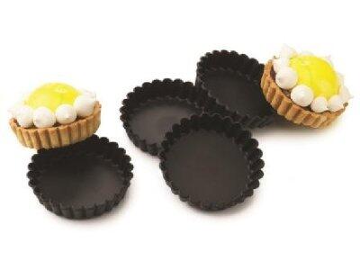 EXOGLASS TARTELETTES RONDES CANNELÉES 11 CM X12