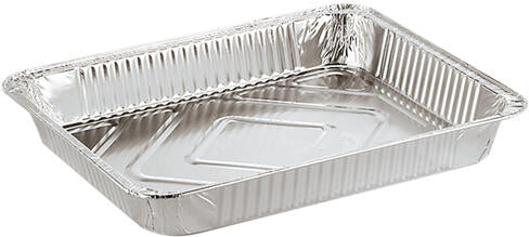 PLATS GASTRONORME ALUMINIUM À BORD ROND GN1/2 322X262X65 MM 350 CL 4X50