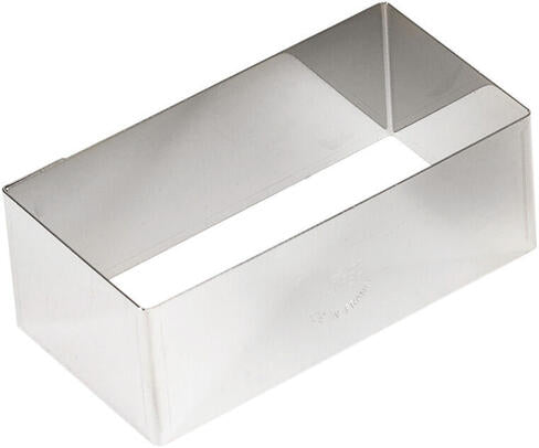 NONNETTES INOX RECTANGULAIRES 8.1X4.1X3 CM X4