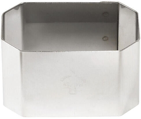 NONNETTES INOX RECTANGULAIRES VICHY 7.5X4.5X4.5 CM X4