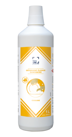 LIQUIDE VAISSELLE CONCENTRE PLONGE TECHLINE 1L