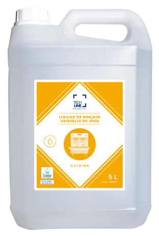 ADDITIF DE RINCAGE TOUTES EAUX TECHLINE RV2000 ECOLABEL EU 5L