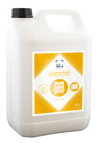 DETERGENT LIQUIDE VAISSELLE CHLORE EAU DURE TECHLINE LV3000 5L