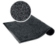 TAPIS MICROFIBRE TECHLINE 90X150CM NOIR / GRIS