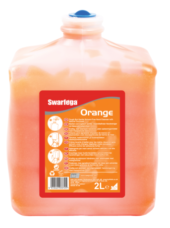 SAVON ATELIER SANS SOLVANT SWARFEGA® ORANGE CARTOUCHE 2L X6