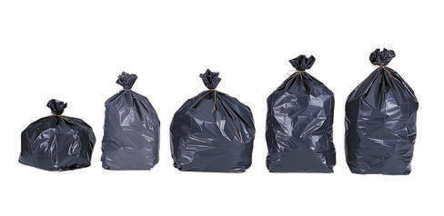 SAC POUBELLE 110L BASSE DENSITE DECHETS MOYENS NOIR X200
