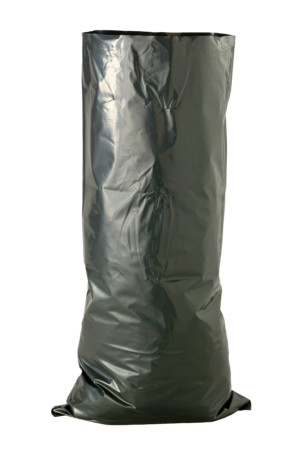 SAC POUBELLE 110L BASSE DENSITE DECHETS MOYENS SANS LIEN NOIR X200