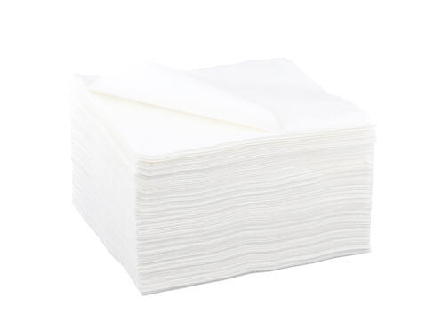 SERVIETTE 27X30CM OUATE TECHLINE 1 PLI PLIAGE DÉCALÉ BLANC X5600