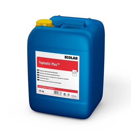 DETERGENT LIQUIDE VAISSELLE EAU DOUCE A MI-DURE TOPMATIC PLUS FR ECOLAB 12KG