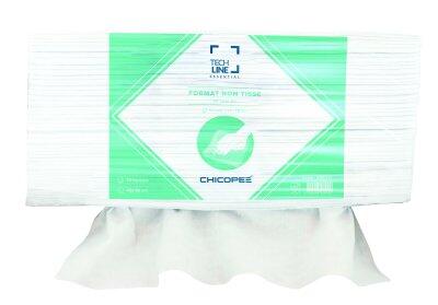 FORMAT NON TISSE USAGE COURT NTLINE 80 TECHLINE 42X38CM BLANC 5X70 FORMATS