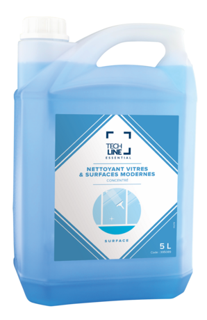 NETTOYANT CONCENTRE VITRES TECHLINE 5L